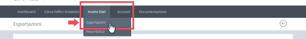 immagine manu analisi dati, esportazioni